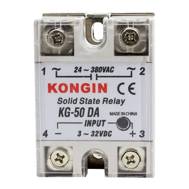 SSR-40DA AC 24-480V Solid State Relay for PID Temperature Controller Input: DC 3-32V KG-50DA - KG-50DA