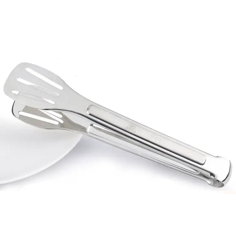 Stainless Steel Barbecue Steak Clip Tongs BBQ Roasting Shovels Leak Steak Shovel Spatula Food Clamp Bread Clips Length: