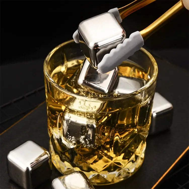Stainless Steel Chilling Reusable Ice Cubes for Whiskey Vodka Liqueurs 1 PC - 1 PC