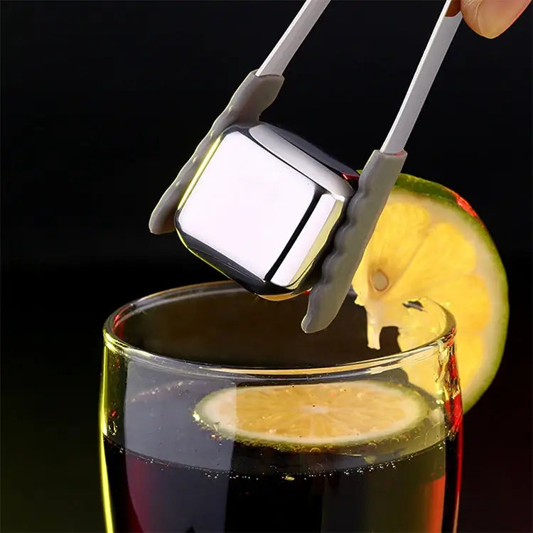 Stainless Steel Chilling Reusable Ice Cubes for Whiskey Vodka Liqueurs 1 PC - 1 PC