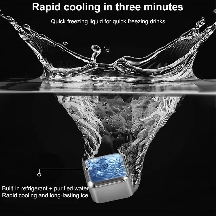 Stainless Steel Chilling Reusable Ice Cubes for Whiskey Vodka Liqueurs 1 PC - 1 PC
