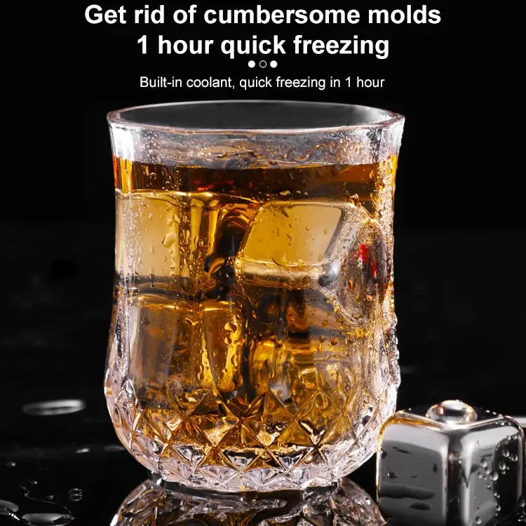 Stainless Steel Chilling Reusable Ice Cubes for Whiskey Vodka Liqueurs 1 PC - 1 PC