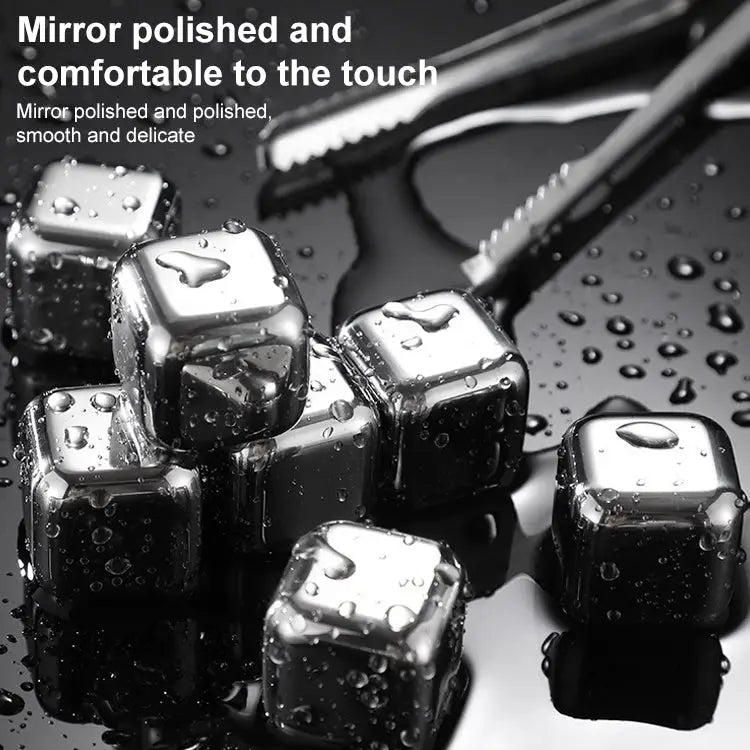 Stainless Steel Chilling Reusable Ice Cubes for Whiskey Vodka Liqueurs 1 PC - 1 PC