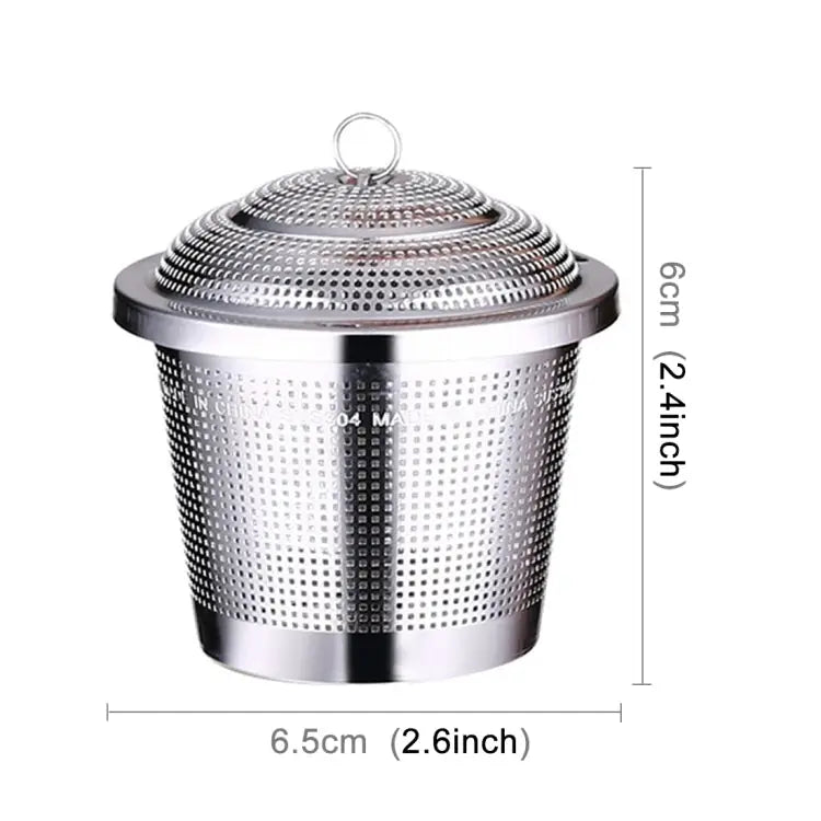 Stainless Steel Locking Spice Tea Strainer Mesh Infuser Tea Ball Filter Middle Size: 6.5 x 6cm Middle Size: 6.5 x 6cm
