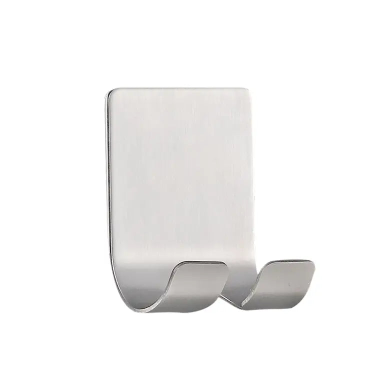Stainless Steel Plug Power Cord Hook Bathroom Non-perforated Storage Rack Size: 61x45mm Stainless Steel Plug Power Cord