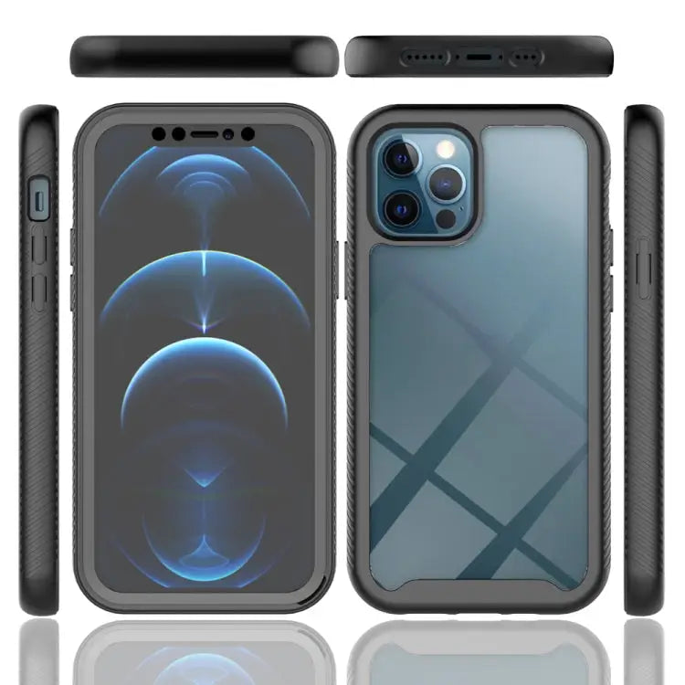 Starry Sky Solid Color Series Shockproof PC + TPU Case with PET Film For iPhone 12 Pro Max - Apple Accessories