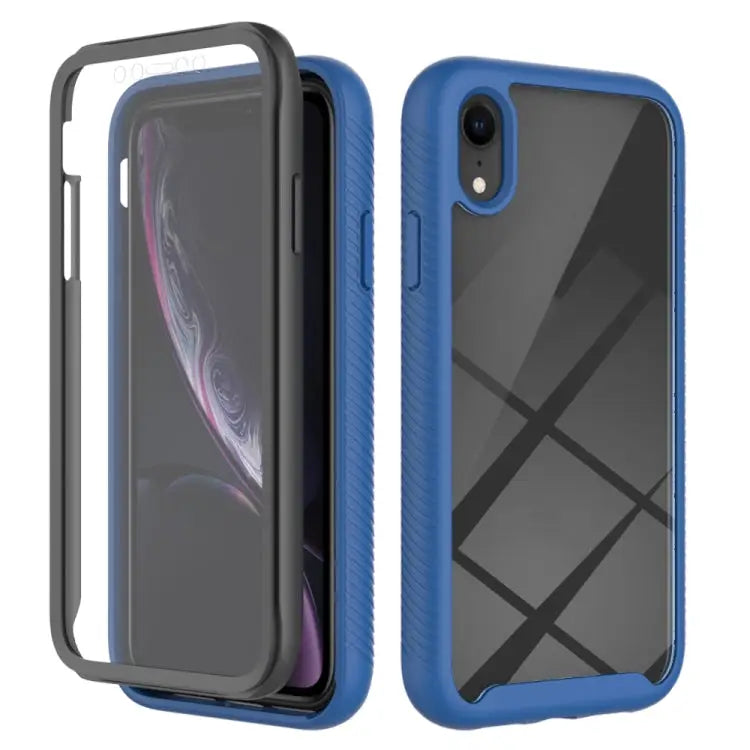 Starry Sky Solid Color Series Shockproof PC + TPU Case with PET Film For iPhone XS / X For iPhone XR For iPhone XS Max