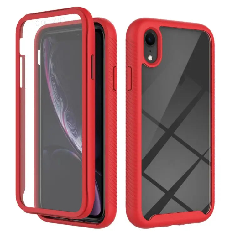 Starry Sky Solid Color Series Shockproof PC + TPU Case with PET Film For iPhone XS / X For iPhone XR For iPhone XS Max