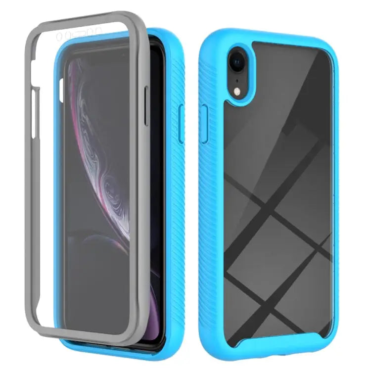 Starry Sky Solid Color Series Shockproof PC + TPU Case with PET Film For iPhone XS / X For iPhone XR For iPhone XS Max