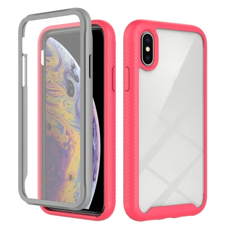 Starry Sky Solid Color Series Shockproof PC + TPU Case with PET Film For iPhone XS / X For iPhone XR For iPhone XS Max