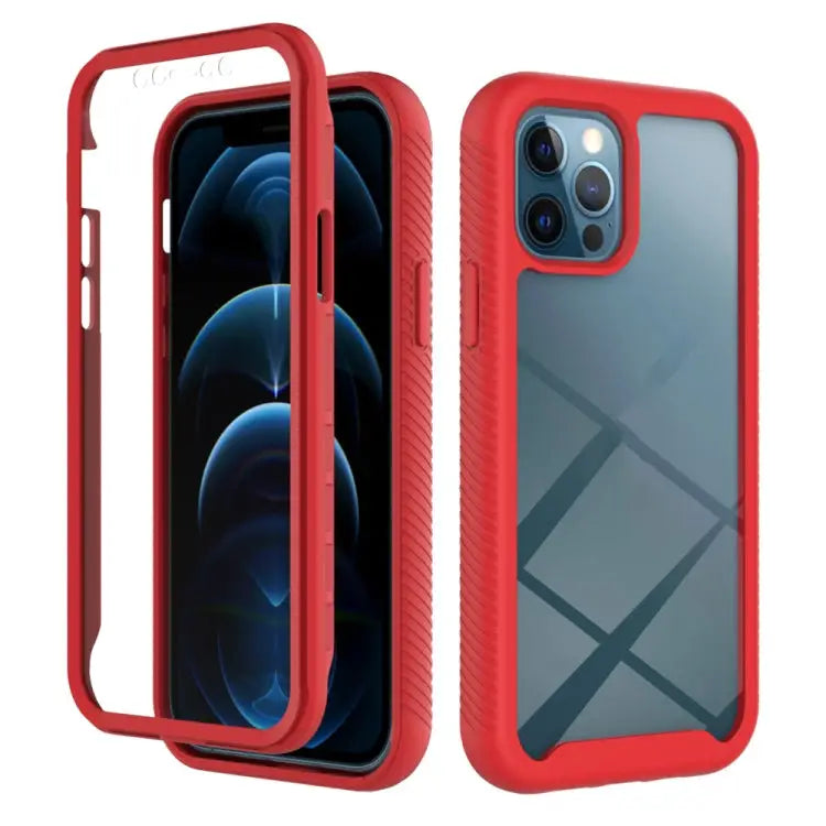 Starry Sky Solid Color Series Shockproof PC + TPU Case with PET Film For iPhone 12 Pro Max - For iPhone 12 Pro Max