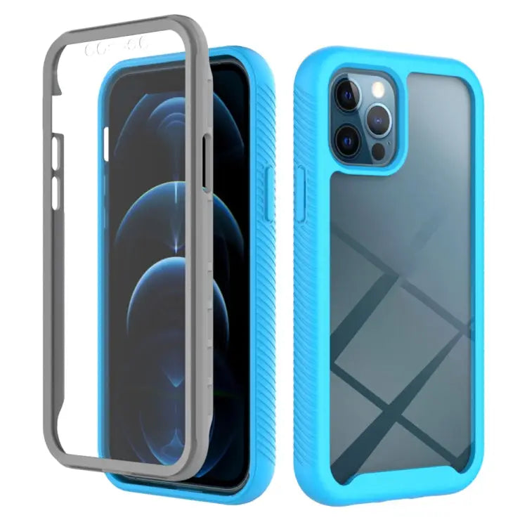 Starry Sky Solid Color Series Shockproof PC + TPU Case with PET Film For iPhone 12 Pro Max - For iPhone 12 Pro Max