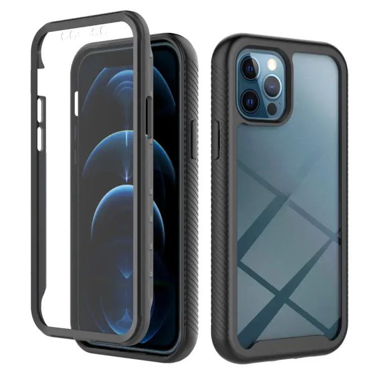 Starry Sky Solid Color Series Shockproof PC + TPU Case with PET Film For iPhone 12 Pro Max - For iPhone 12 Pro Max