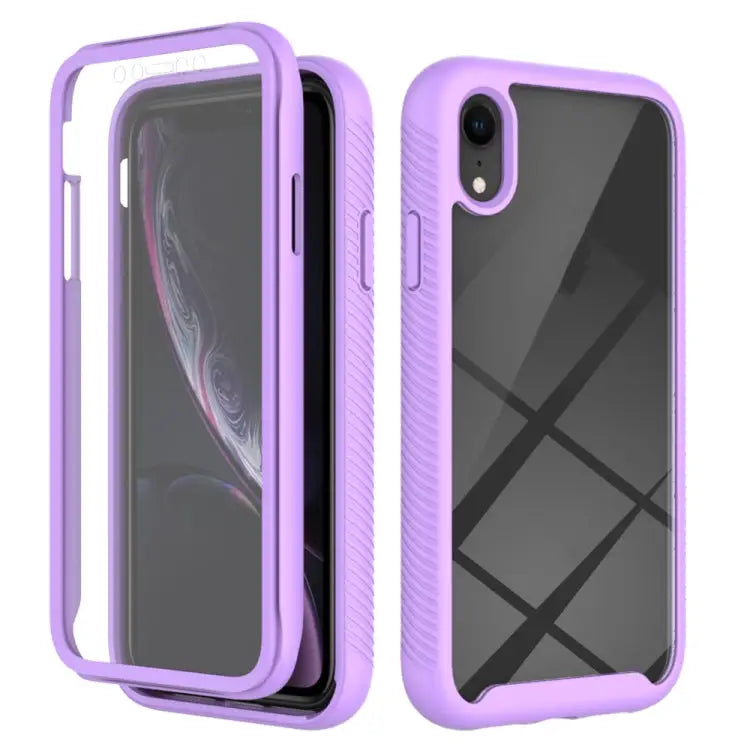 Starry Sky Solid Color Series Shockproof PC + TPU Case with PET Film For iPhone XS / X For iPhone XR For iPhone XS Max
