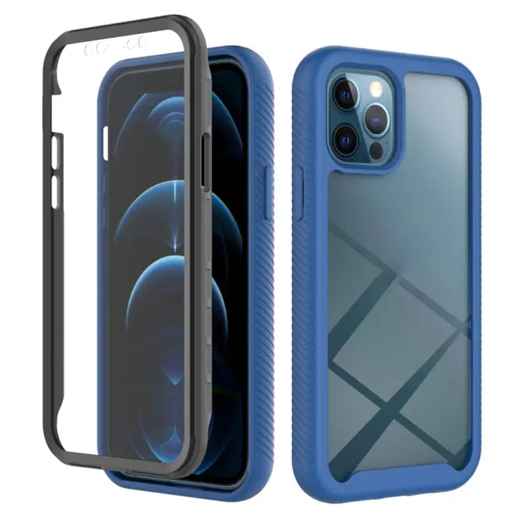 Starry Sky Solid Color Series Shockproof PC + TPU Case with PET Film For iPhone 12 Pro Max - For iPhone 12 Pro Max