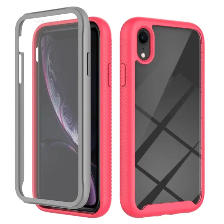 Starry Sky Solid Color Series Shockproof PC + TPU Case with PET Film For iPhone XS / X For iPhone XR For iPhone XS Max