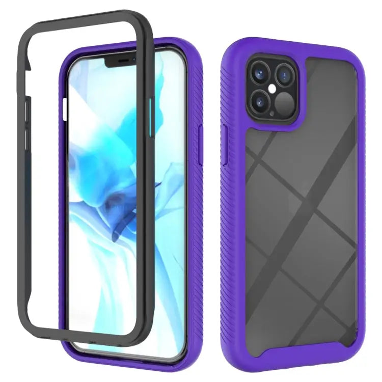Starry Sky Solid Color Series Shockproof PC + TPU Protective Case For iPhone 12 mini For iPhone 12 / 12 Pro For iPhone