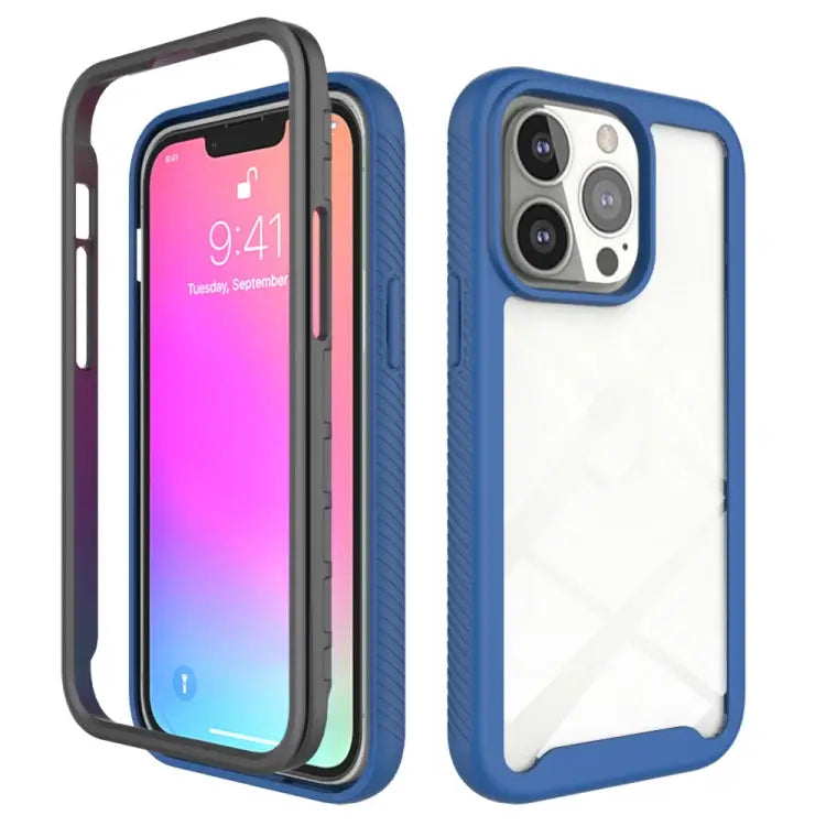 Starry Sky Solid Color Series Shockproof PC + TPU Protective Case For iPhone 13 mini For iPhone 13 Pro For iPhone 13