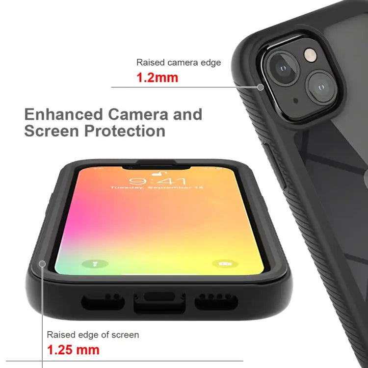 Starry Sky Solid Color Series Shockproof PC + TPU Protective Case For iPhone 13 mini For iPhone 13 Pro For iPhone 13
