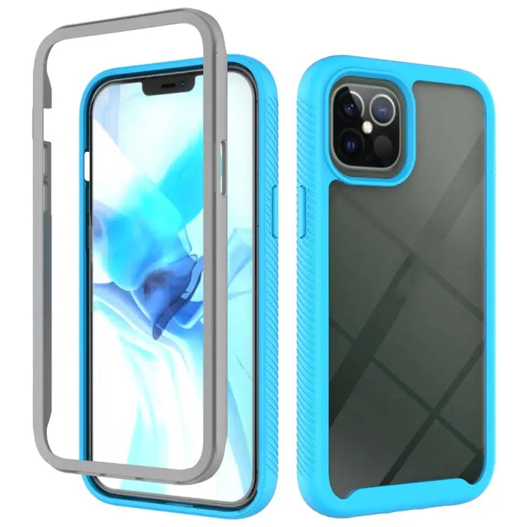 Starry Sky Solid Color Series Shockproof PC + TPU Protective Case For iPhone 12 mini For iPhone 12 / 12 Pro For iPhone