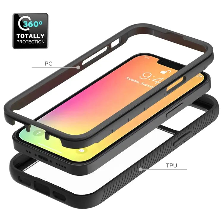 Starry Sky Solid Color Series Shockproof PC + TPU Protective Case For iPhone 13 mini For iPhone 13 Pro For iPhone 13