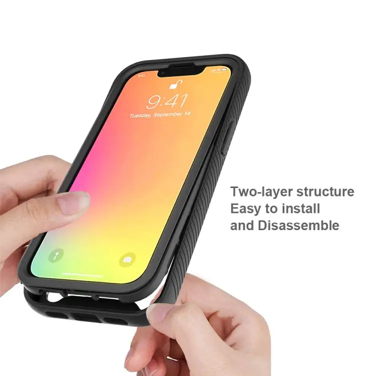 Starry Sky Solid Color Series Shockproof PC + TPU Protective Case For iPhone 13 mini For iPhone 13 Pro For iPhone 13