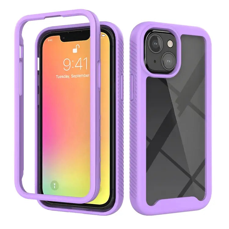 Starry Sky Solid Color Series Shockproof PC + TPU Protective Case For iPhone 13 mini For iPhone 13 Pro For iPhone 13