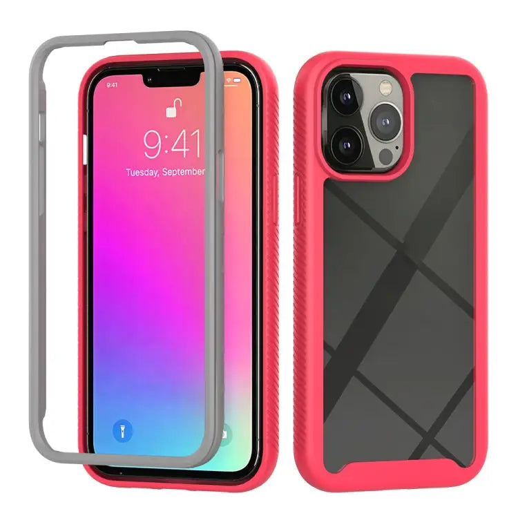 Starry Sky Solid Color Series Shockproof PC + TPU Protective Case For iPhone 13 mini For iPhone 13 Pro For iPhone 13