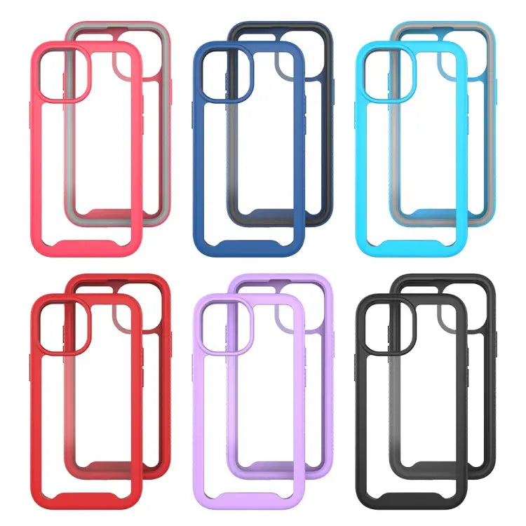 Starry Sky Solid Color Series Shockproof PC + TPU Protective Case For iPhone 13 mini For iPhone 13 Pro For iPhone 13