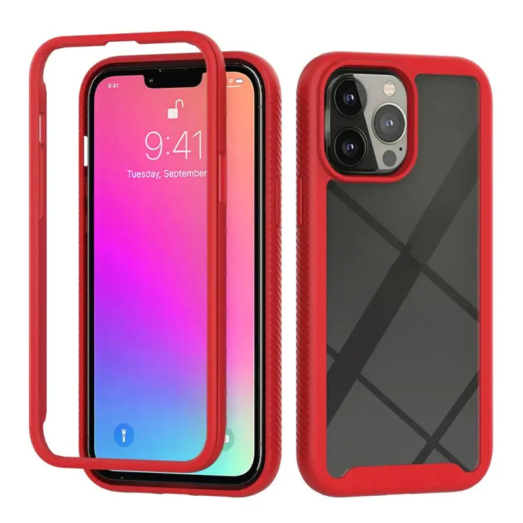 Starry Sky Solid Color Series Shockproof PC + TPU Protective Case For iPhone 13 mini For iPhone 13 Pro For iPhone 13