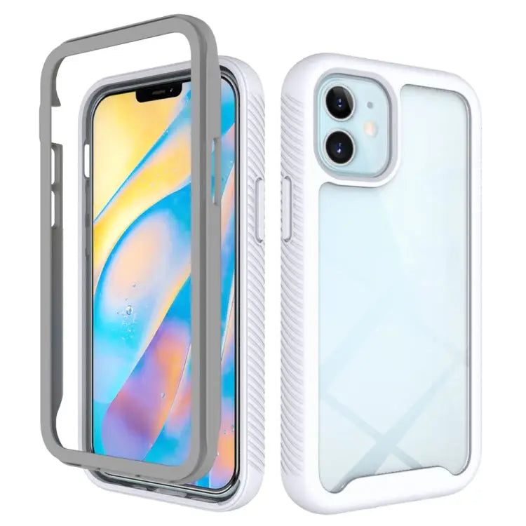 Starry Sky Solid Color Series Shockproof PC + TPU Protective Case For iPhone 12 mini For iPhone 12 / 12 Pro For iPhone