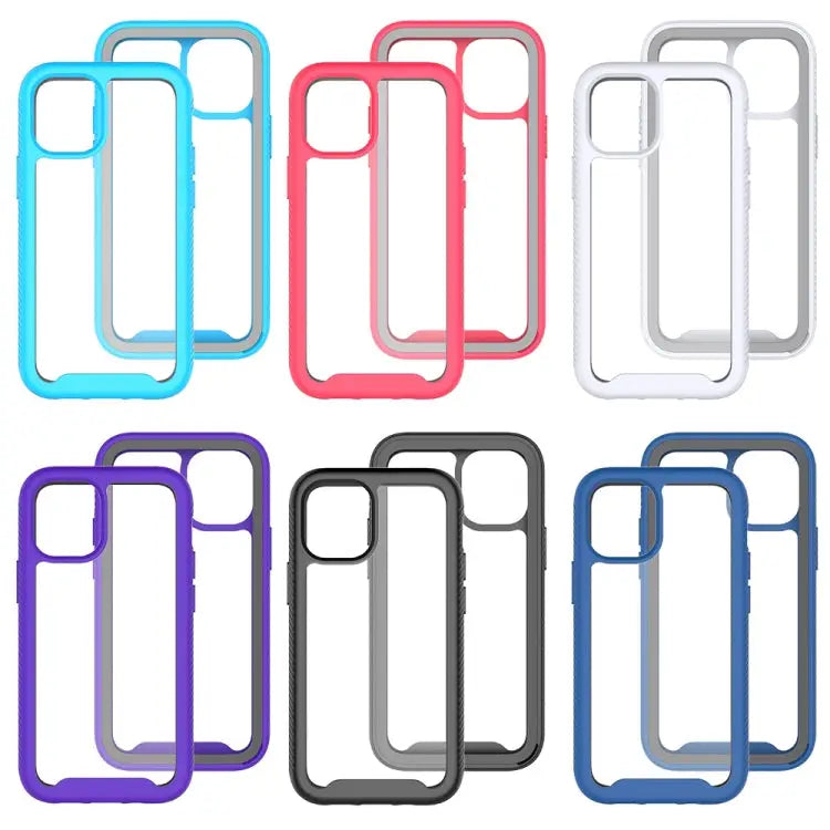 Starry Sky Solid Color Series Shockproof PC + TPU Protective Case For iPhone 12 mini For iPhone 12 / 12 Pro For iPhone