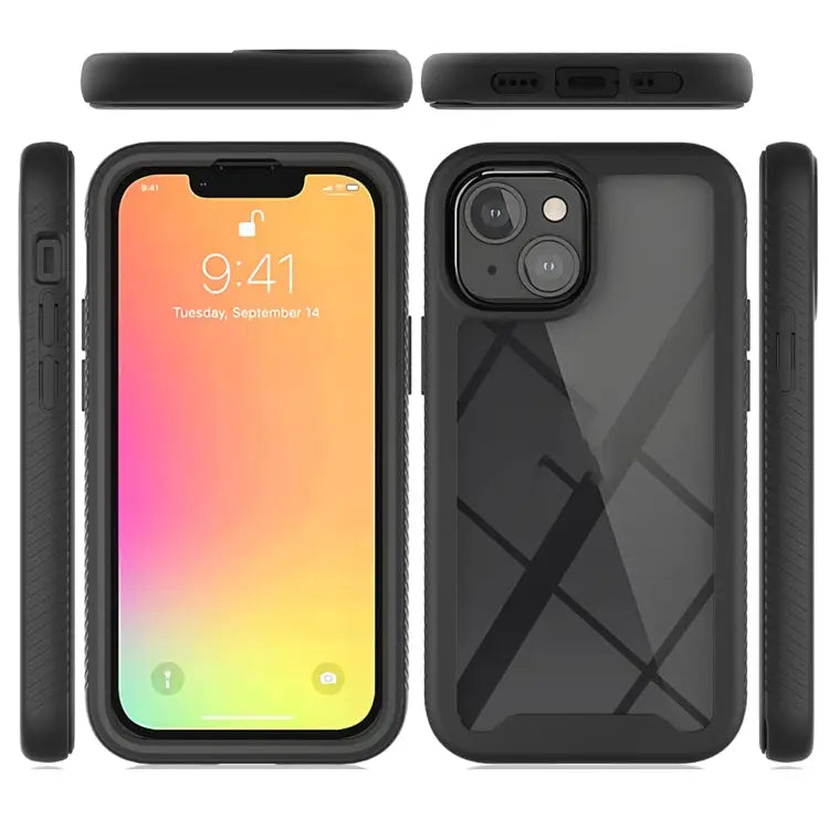 Starry Sky Solid Color Series Shockproof PC + TPU Protective Case For iPhone 13 mini For iPhone 13 Pro For iPhone 13
