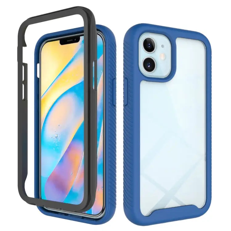 Starry Sky Solid Color Series Shockproof PC + TPU Protective Case For iPhone 12 mini For iPhone 12 / 12 Pro For iPhone