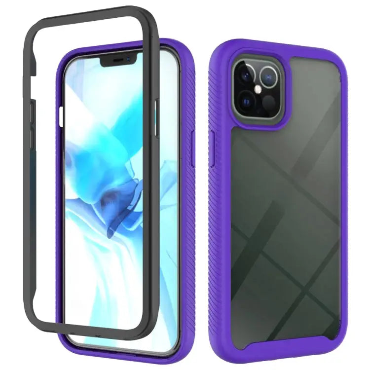 Starry Sky Solid Color Series Shockproof PC + TPU Protective Case For iPhone 12 mini For iPhone 12 / 12 Pro For iPhone