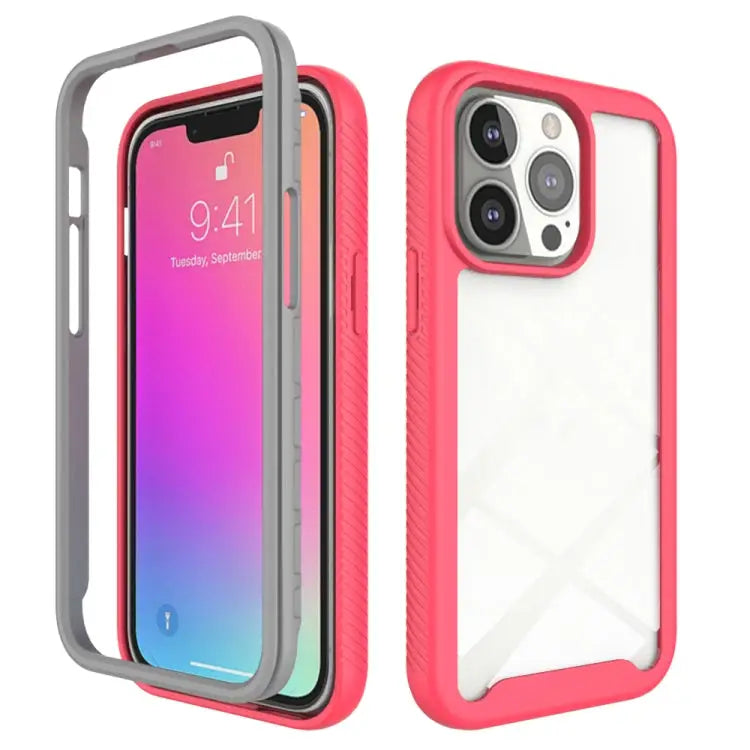 Starry Sky Solid Color Series Shockproof PC + TPU Protective Case For iPhone 13 mini For iPhone 13 Pro For iPhone 13