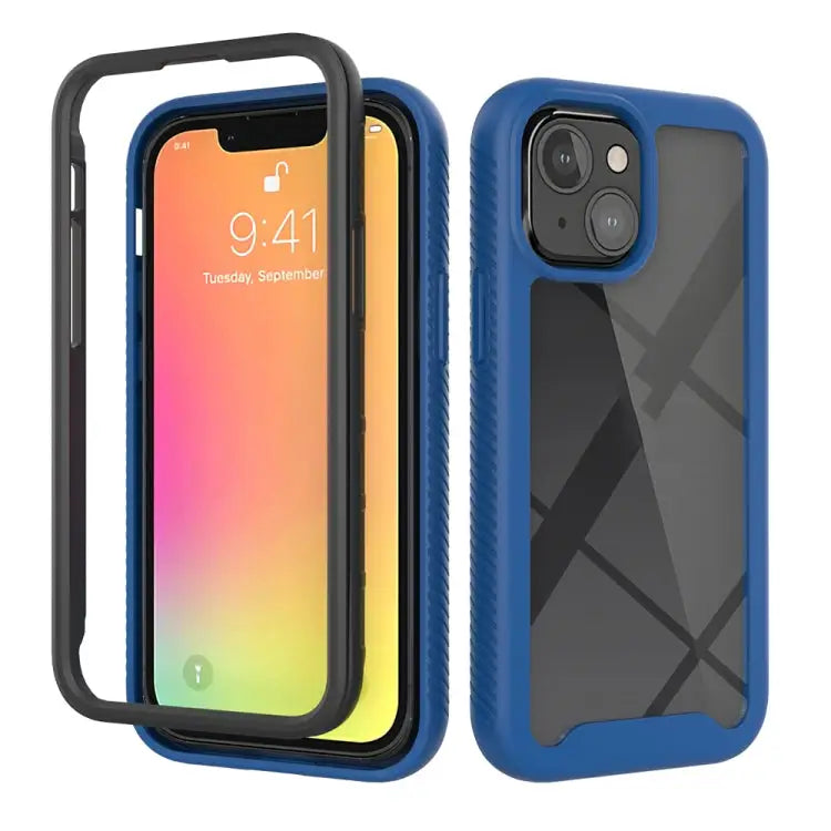 Starry Sky Solid Color Series Shockproof PC + TPU Protective Case For iPhone 13 mini For iPhone 13 Pro For iPhone 13