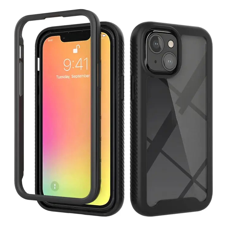 Starry Sky Solid Color Series Shockproof PC + TPU Protective Case For iPhone 13 mini For iPhone 13 Pro For iPhone 13