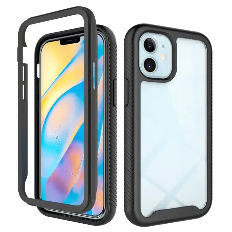 Starry Sky Solid Color Series Shockproof PC + TPU Protective Case For iPhone 12 mini For iPhone 12 / 12 Pro For iPhone