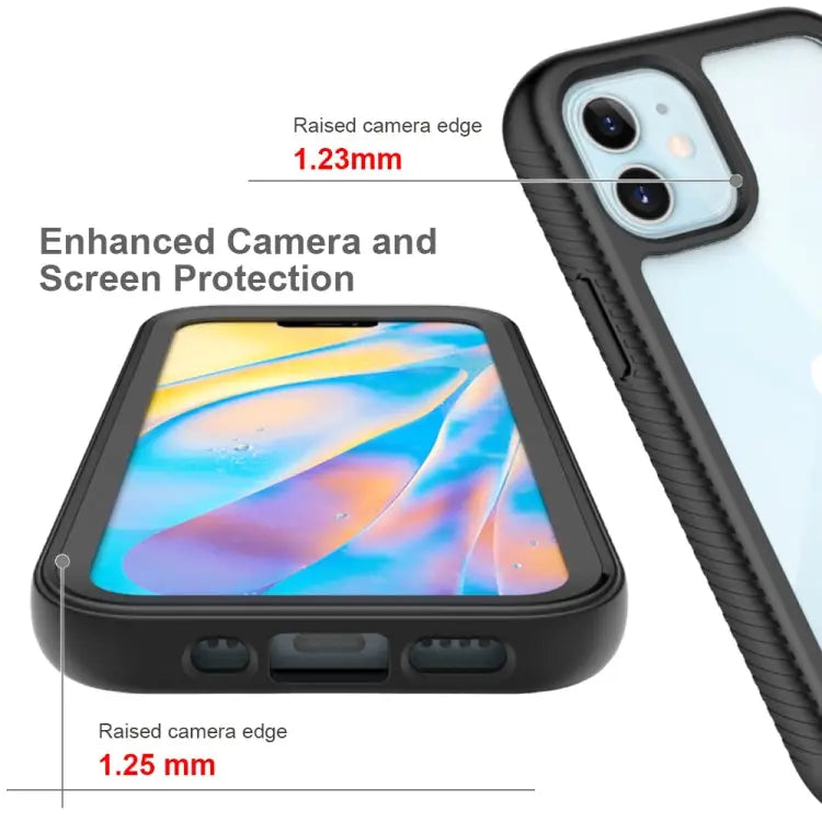 Starry Sky Solid Color Series Shockproof PC + TPU Protective Case For iPhone 12 mini For iPhone 12 / 12 Pro For iPhone