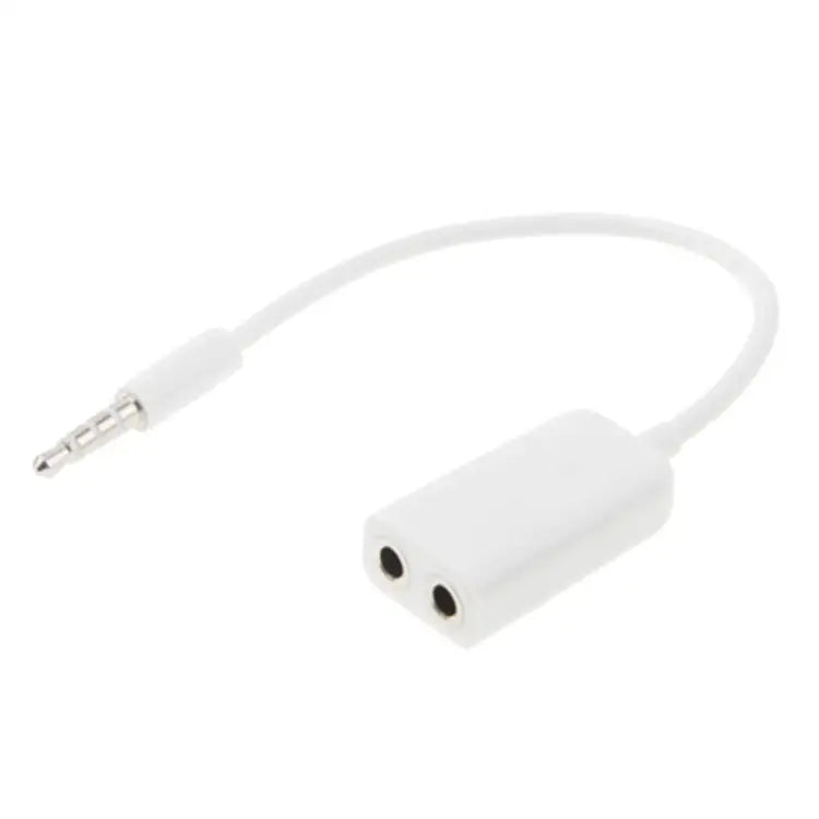 Stereo Audio Aux Cable 3.5mm Male to 2 Female Splitter Adapter Compatible with Phones Tablets Headphones MP3 Player