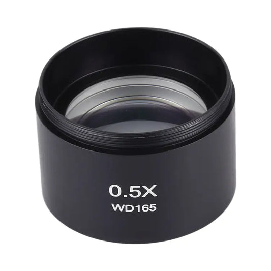 Stereo Microscopes Auxiliary Objective Lens Barlow Lens Magnifier 0.5X WD165 0.5X WD165 - 0.5X WD165