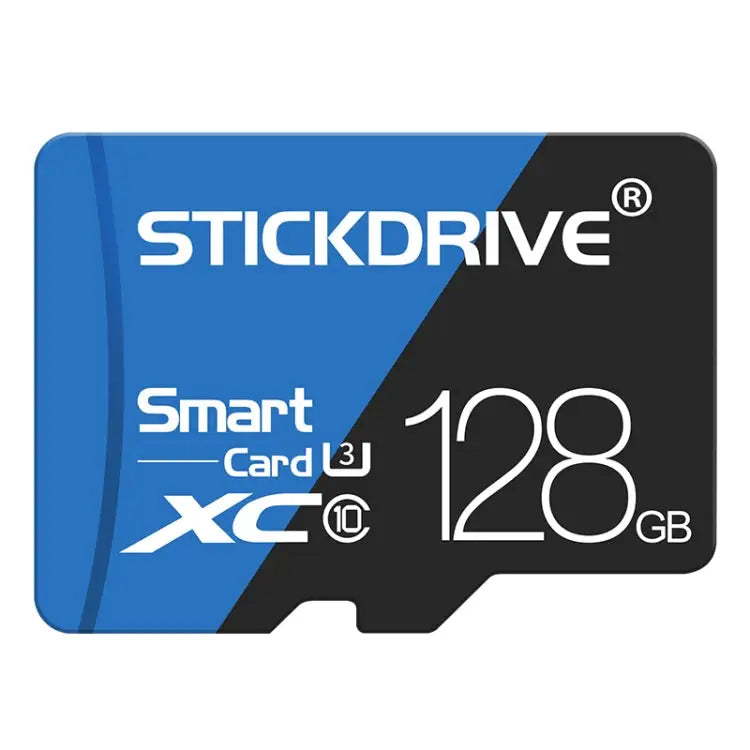 STICKDRIVE 128GB High Speed U3 Blue and Black TF(Micro SD) Memory Card 128GB - 128GB