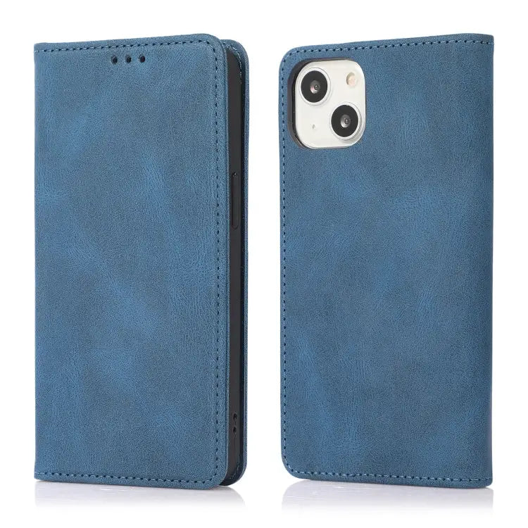 Strong Magnetic Crazy Horse Texture Horizontal Flip Leather Case with Holder & Card Slots & Wallet For iPhone 13 mini