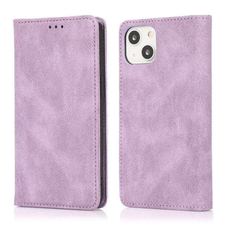 Strong Magnetic Crazy Horse Texture Horizontal Flip Leather Case with Holder & Card Slots & Wallet For iPhone 13 mini