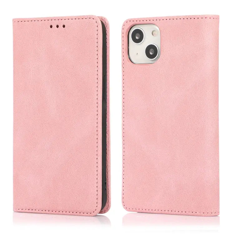 Strong Magnetic Crazy Horse Texture Horizontal Flip Leather Case with Holder & Card Slots & Wallet For iPhone 13 mini