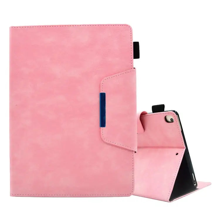 Suede Cross Texture Magnetic Clasp Leather Tablet Case For iPad 10th Gen 10.9 2022 For iPad Pro 11 2022/Air 10.9 2022