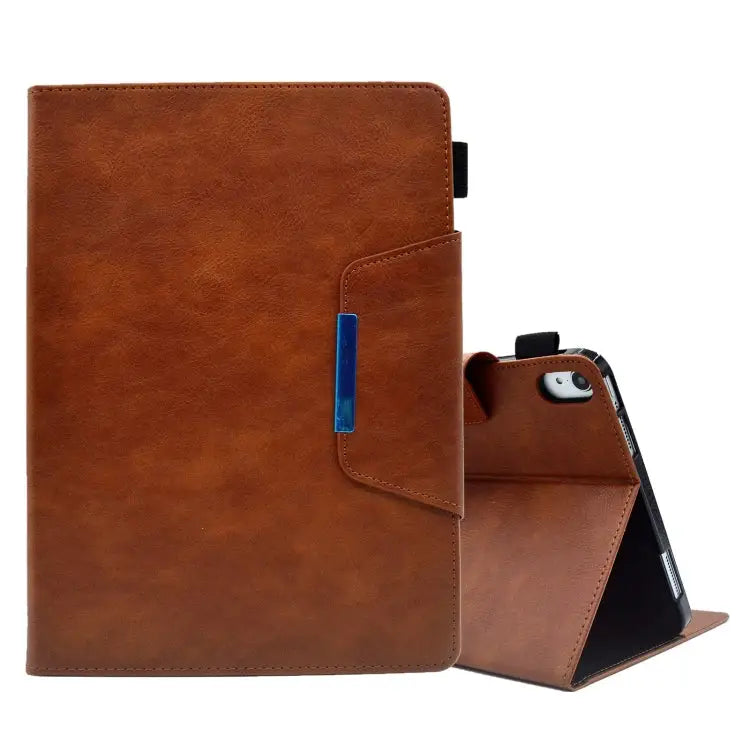 Suede Cross Texture Magnetic Clasp Leather Tablet Case For iPad 10th Gen 10.9 2022 For iPad Pro 11 2022/Air 10.9 2022
