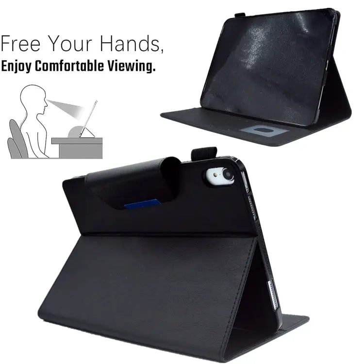 Suede Cross Texture Magnetic Clasp Leather Tablet Case For iPad 10th Gen 10.9 2022 For iPad Pro 11 2022/Air 10.9 2022