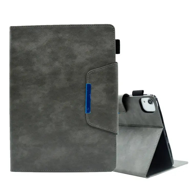 Suede Cross Texture Magnetic Clasp Leather Tablet Case For iPad 10th Gen 10.9 2022 For iPad Pro 11 2022/Air 10.9 2022